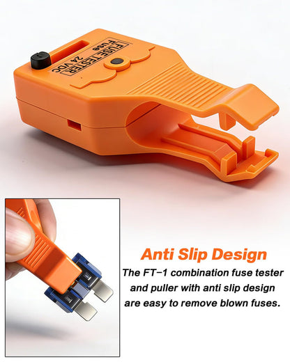 Combination Fuse Tester and Puller-🔍 Quick Check, 🔧 Easy Removal, 🚗 Roadside Ready